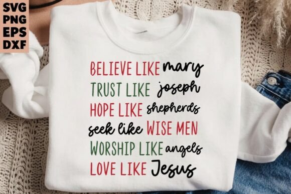 Christian Jesus SVG PNG Graphics for T-Shirt Designs