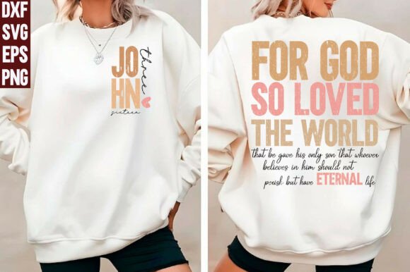 Christian PNG, Crewneck, Jesus Design