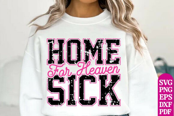 Christian SVG: Homesick for Heaven Graphics & T-Shirt Designs