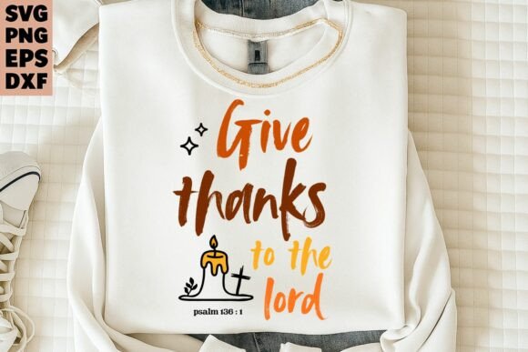 Christian Thanksgiving SVG Graphics for T-Shirt Designs