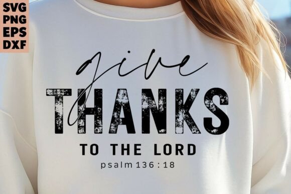 Christian Thanksgiving SVG Graphics for T-Shirt Designs