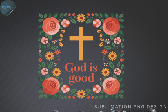God is Good Christian Graphics for T-Shirt Designs