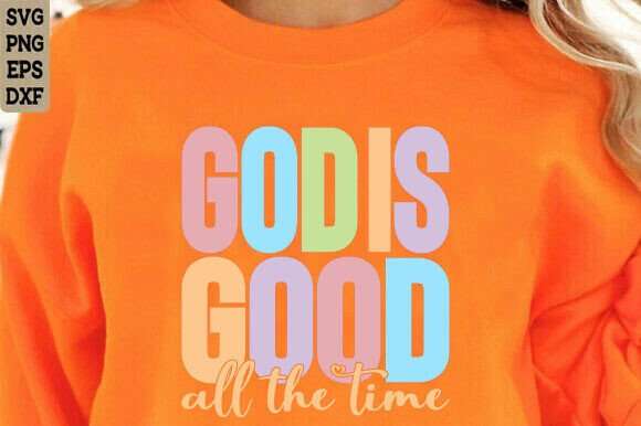 God is Good PNG: Preppy Christian Women Graphics