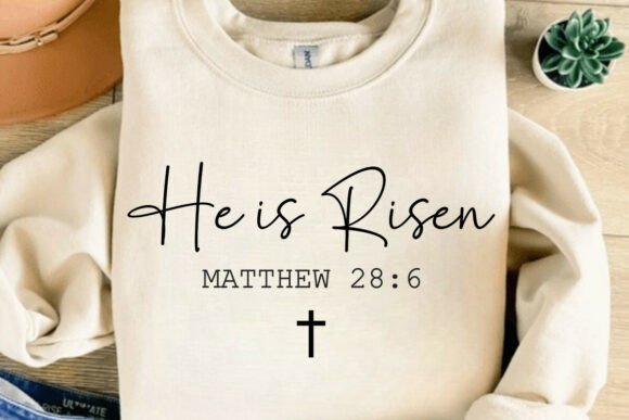 He is Risen SVG, Jesus SVG, Faith SVG