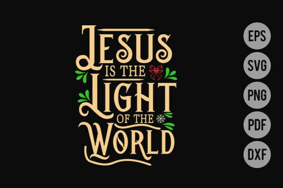 Jesus Light of the World Coquette PNG: Graphics & T-Shirt Designs