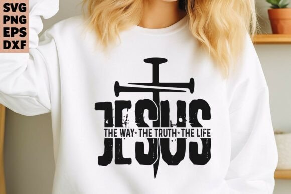 Jesus SVG PNG Graphics for T-Shirt Designs