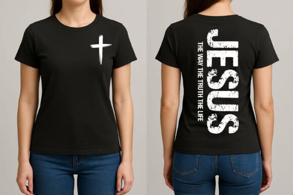 Jesus SVG: Religious Graphics for T-Shirt Designs