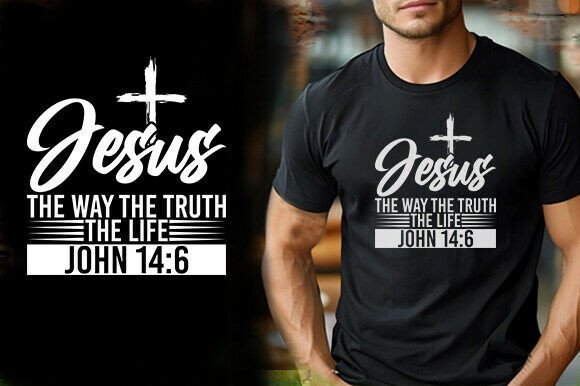 JESUS the WAY the TRUTH the L Graphics & T-Shirt Designs